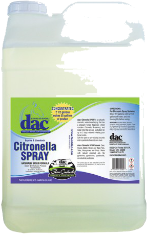 dac Citronella Spray Concentrate, 2.5 gallon